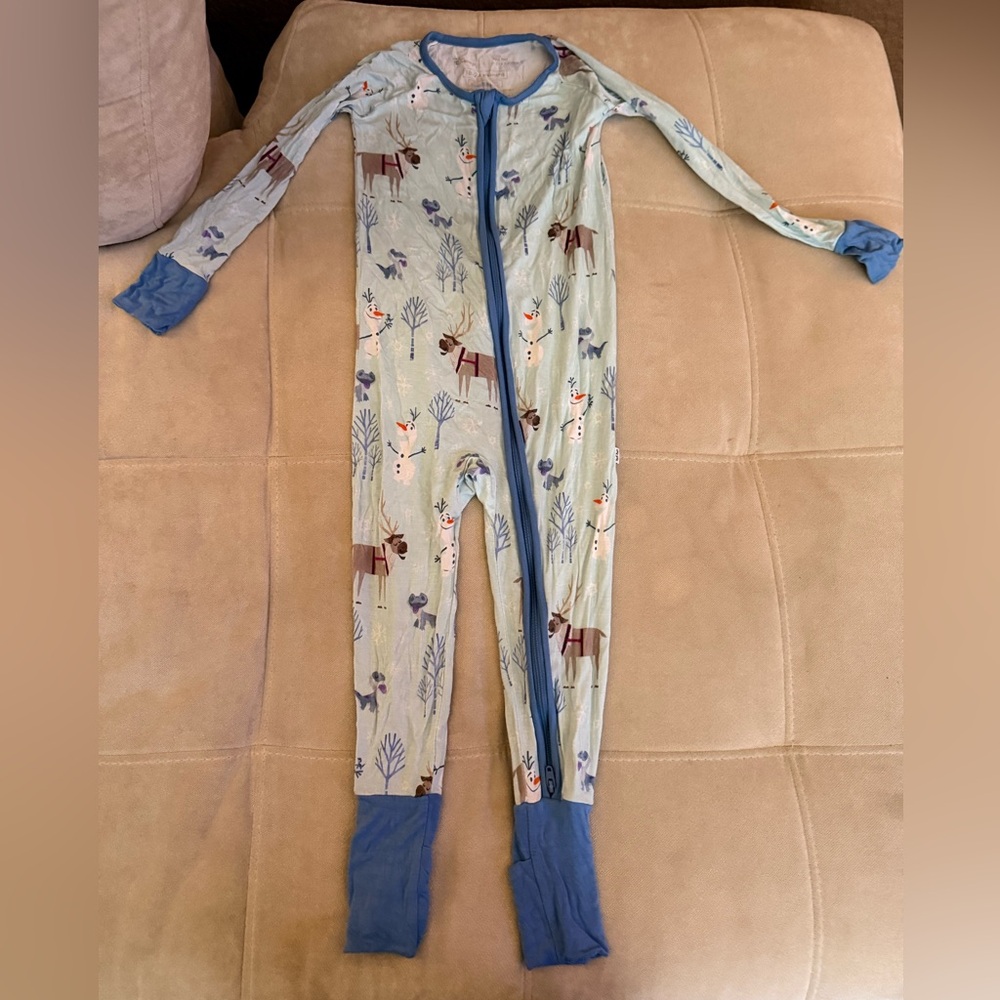 Little Sleepies Zippy Disney Frozen - Blue and Cream